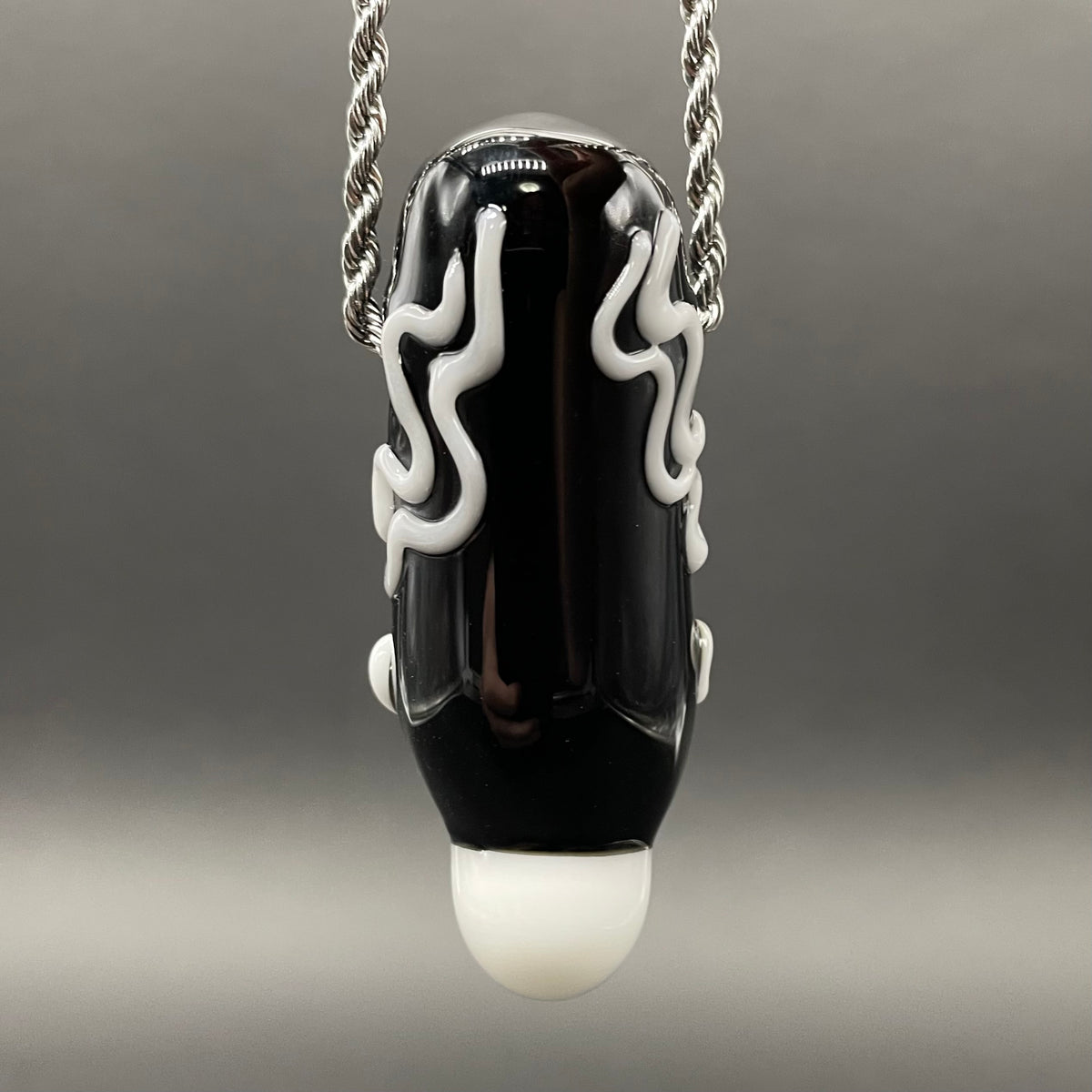 Bride of Frankenstein glass pendant