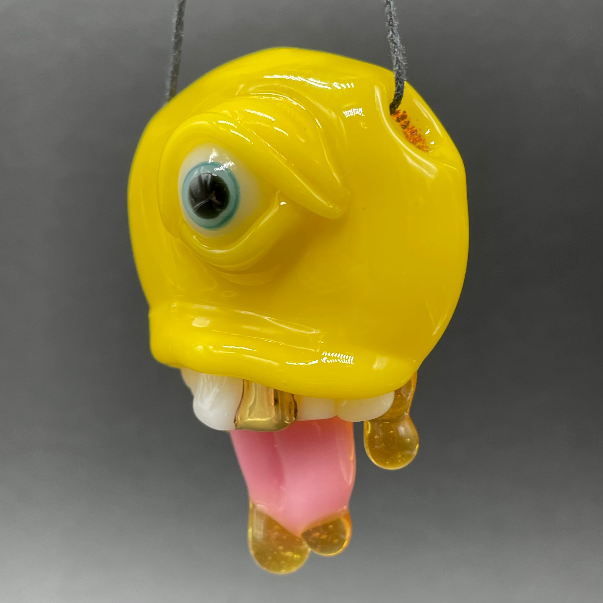 Have a nice day glass pendant craftsmanship - artisan glass work