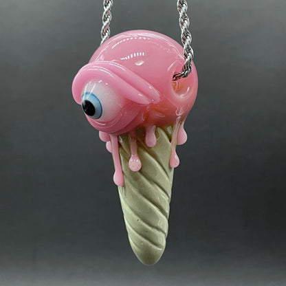 Eye scream cone pendant