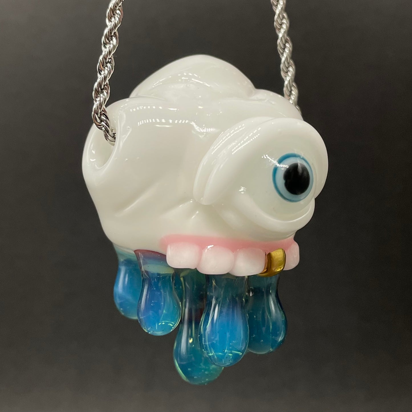 Eye of the storm glass pendant