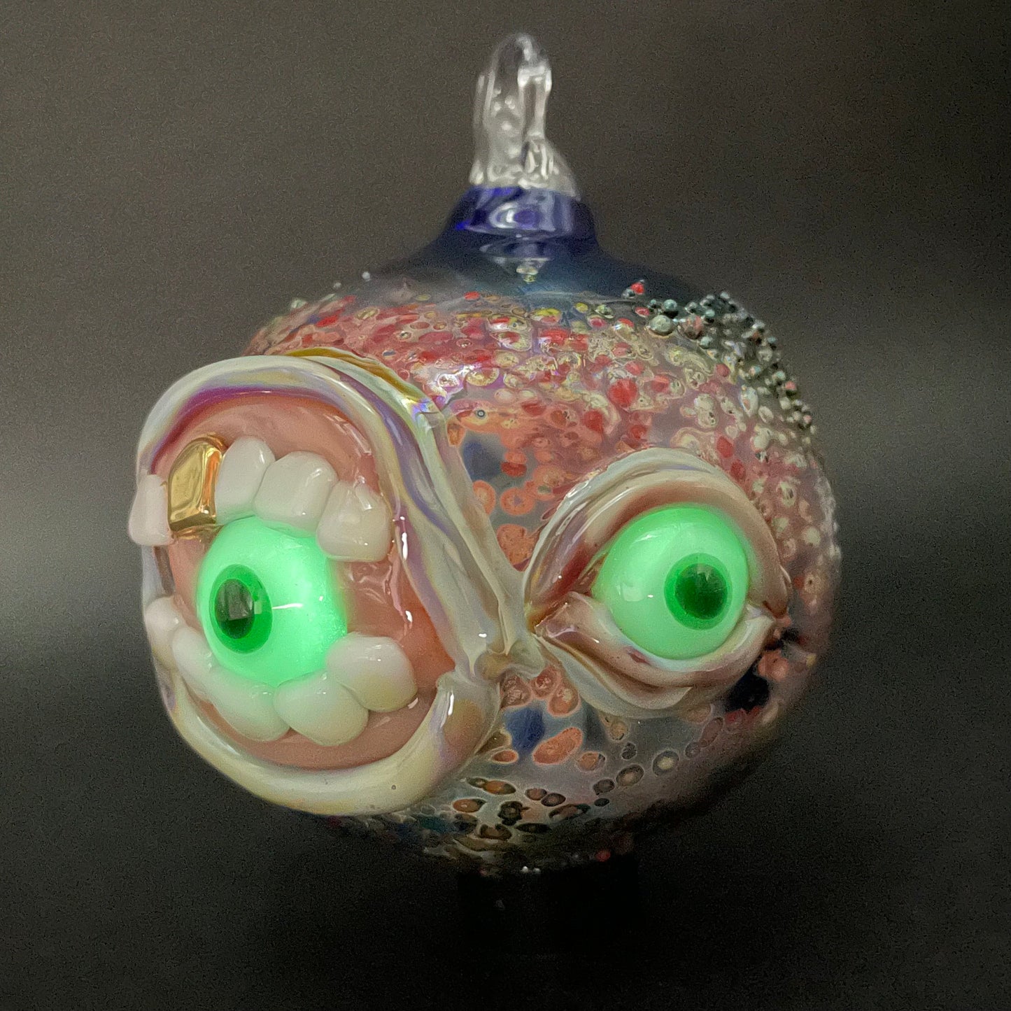 Hand-blown Lemmy kilmister ornament - Leviathan Glass original