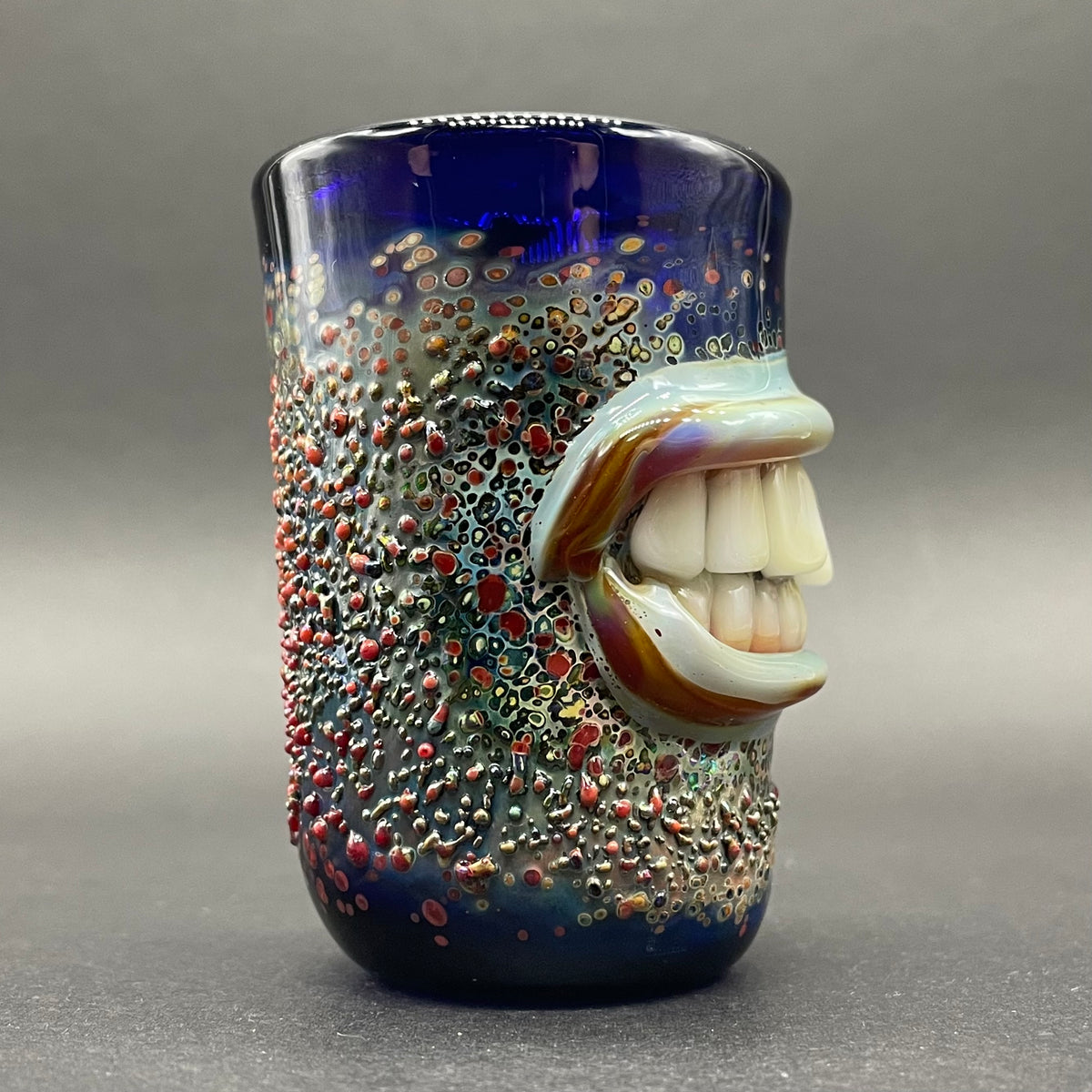 Premium MOUTH shot glass - collectible glass art