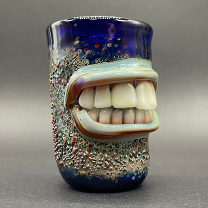 MOUTH shot glass glass art - premium handcrafted piece