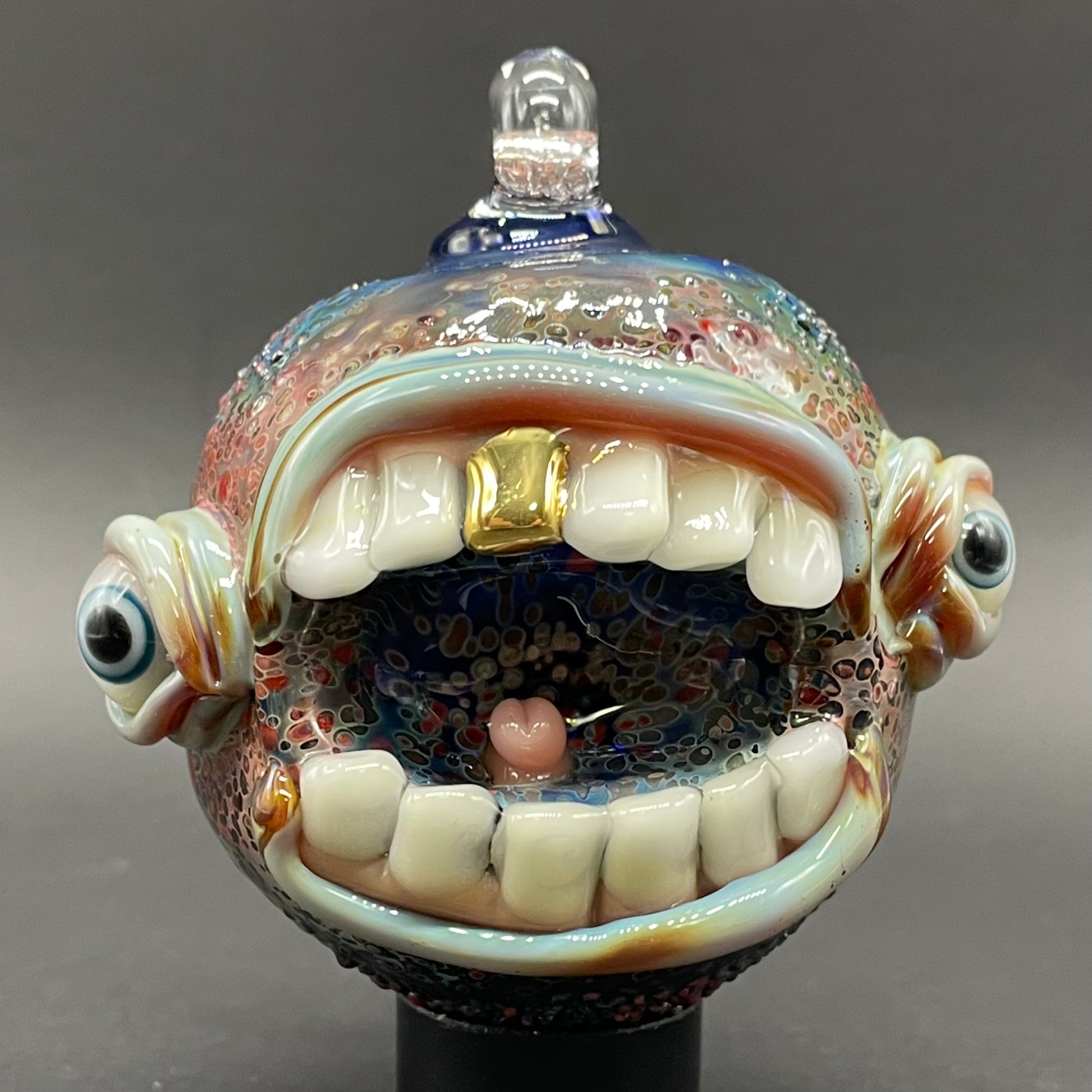 Screaming cyclops ornament craftsmanship - artisan glass work