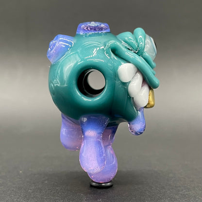 Dripping with sarcasm glass pendant
