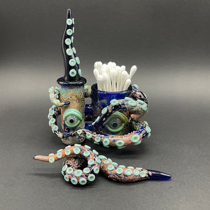 Hand-blown glass Leviathan dab station by Leviathan Glass