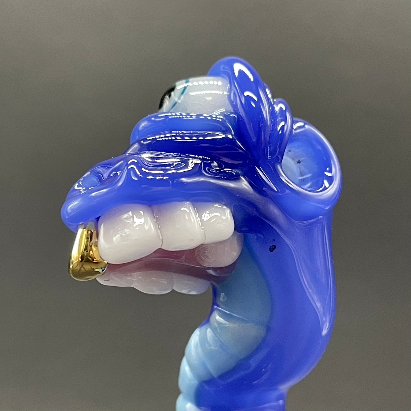 Cyclopsasarus glass pendant hand blown glass art - Leviathan Glass