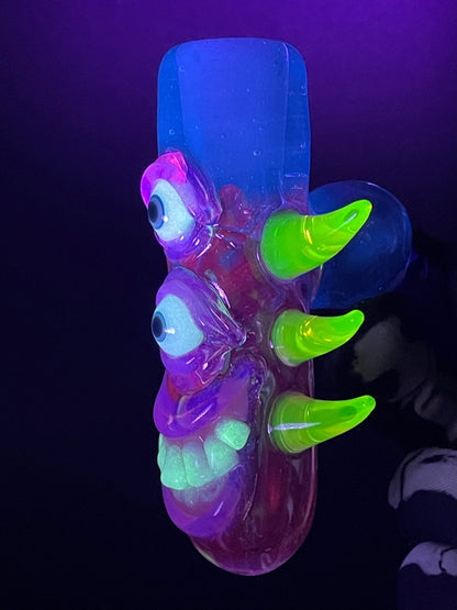 14mm ash catcher glass art - premium handcrafted piece