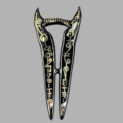 Hand-blown glass Halo Energy sword by Leviathan Glass