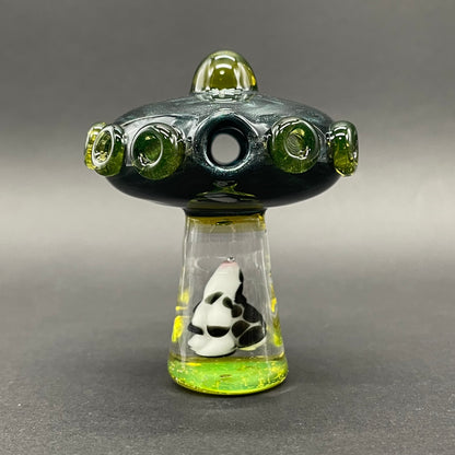 Alien abduction pendant (cow)