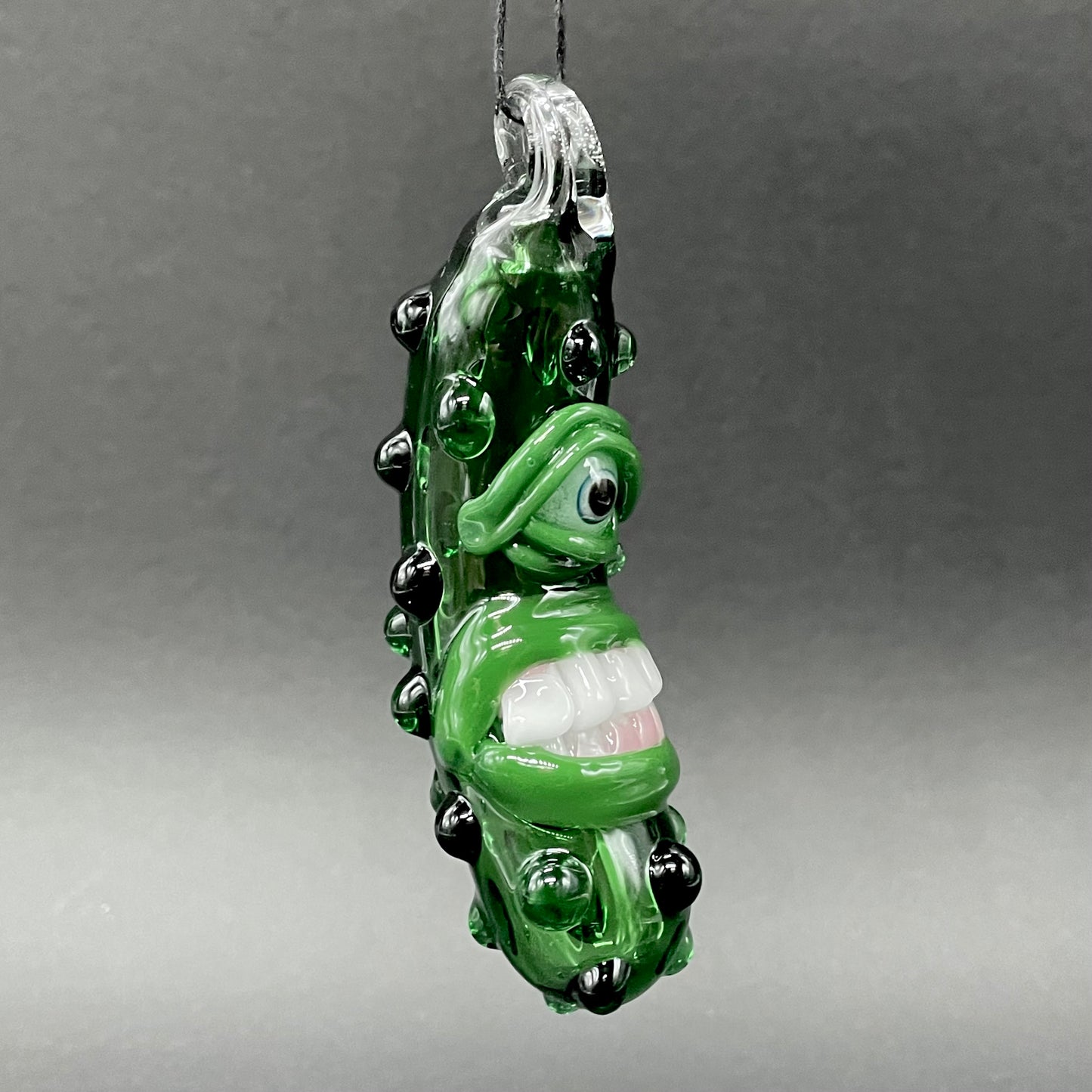 Pickle Rick craftsmanship - artisan glass work