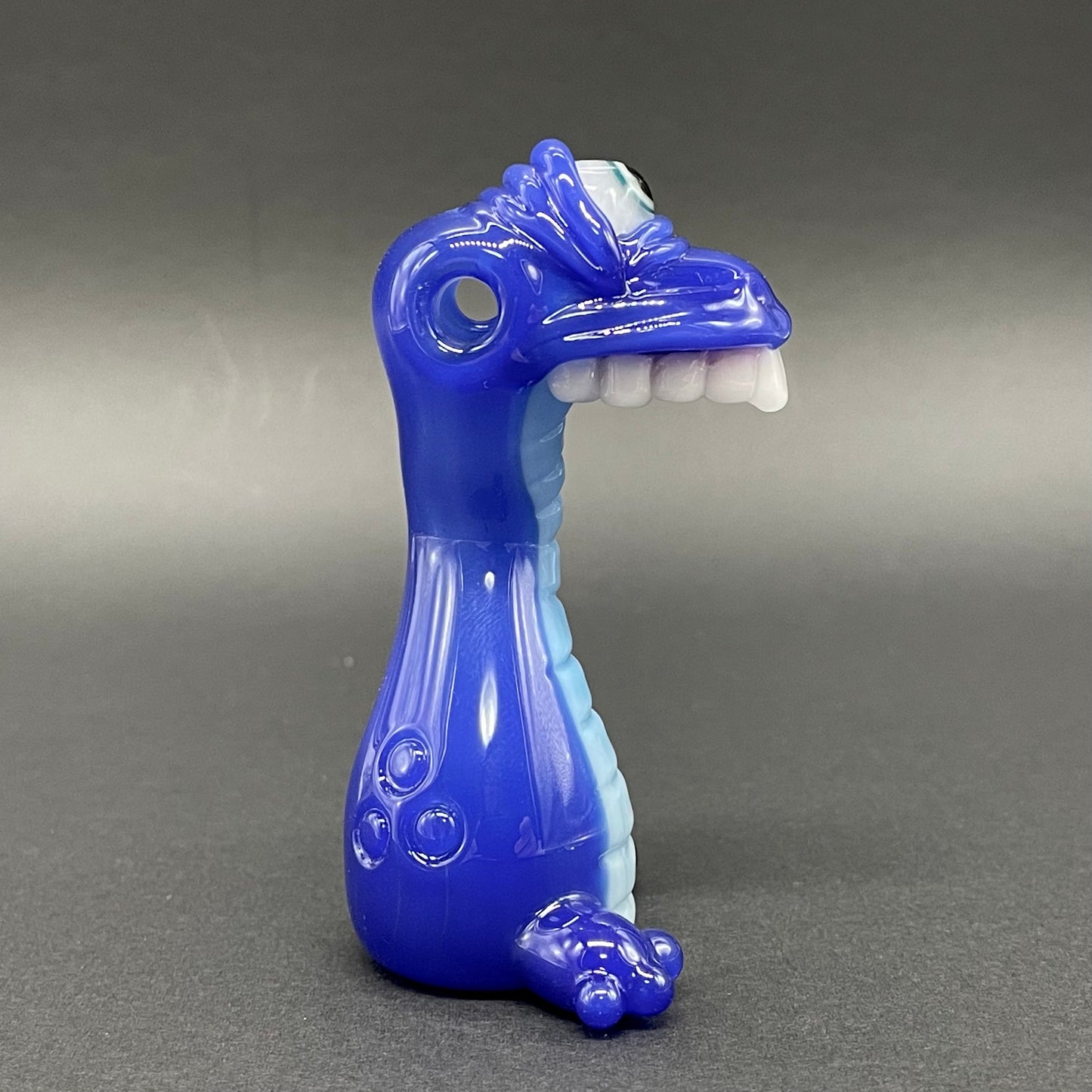 Leviathan Glass Cyclopsasarus glass pendant - hand-blown art
