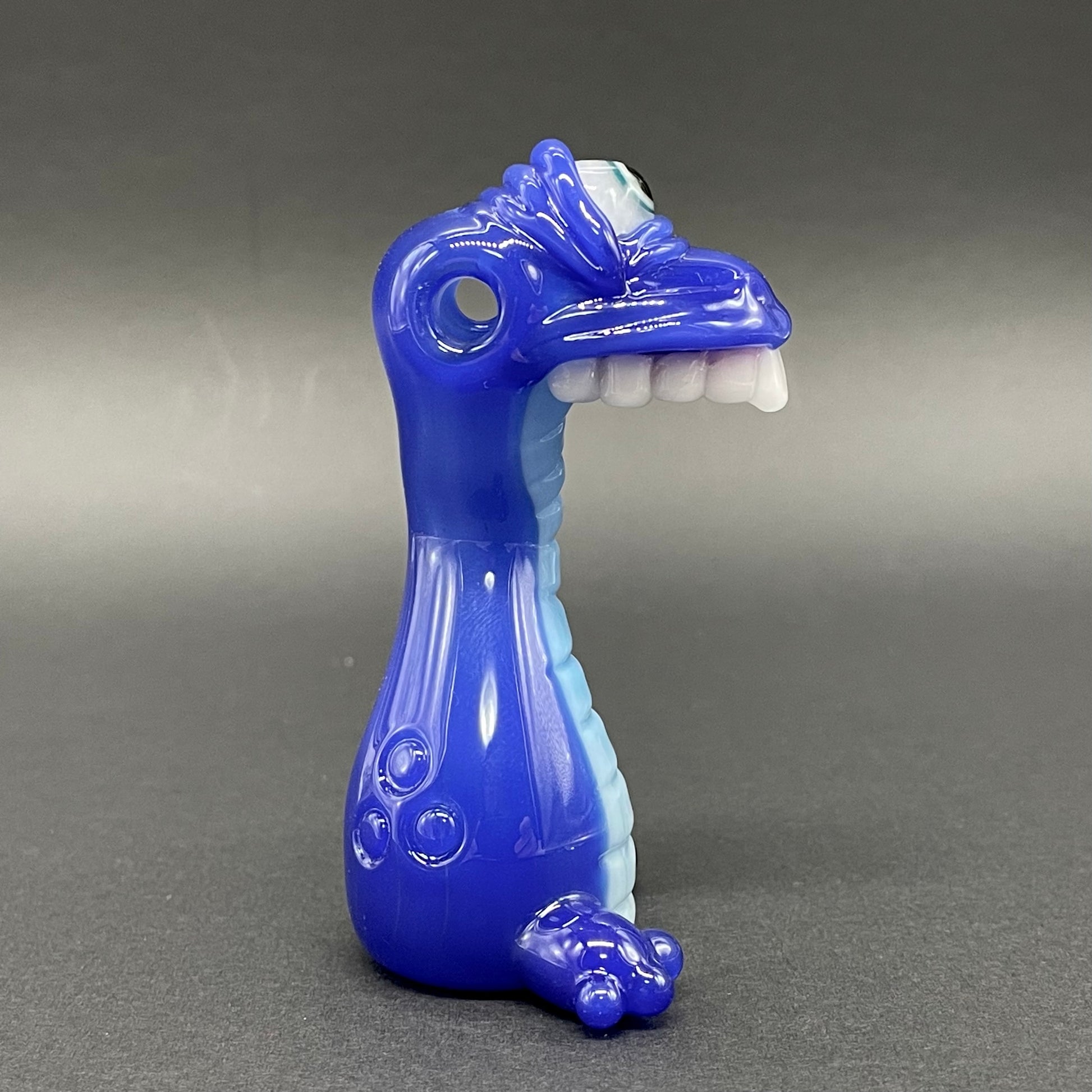 Leviathan Glass Cyclopsasarus glass pendant - hand-blown art