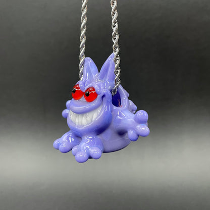 Gengar Pokémon glass pendant
