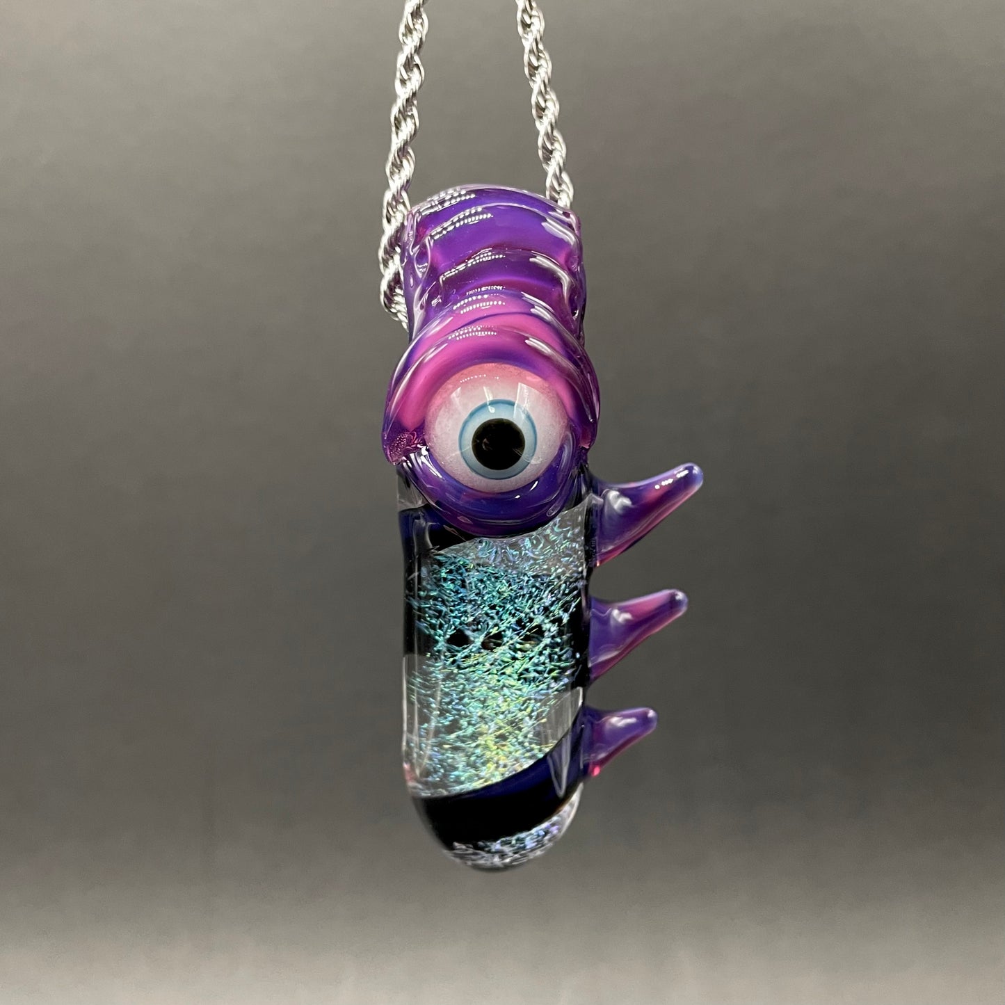 Royal Jelly Dichroic Cyclops Pendant