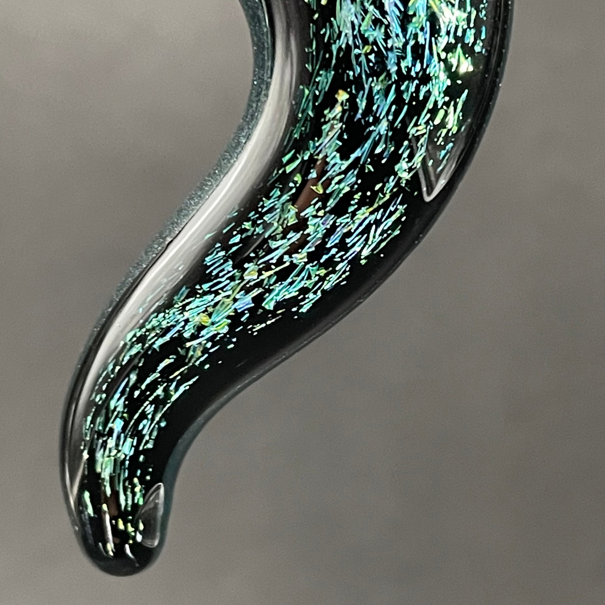 Hand-blown Dichroic tentacle pendant - Leviathan Glass original