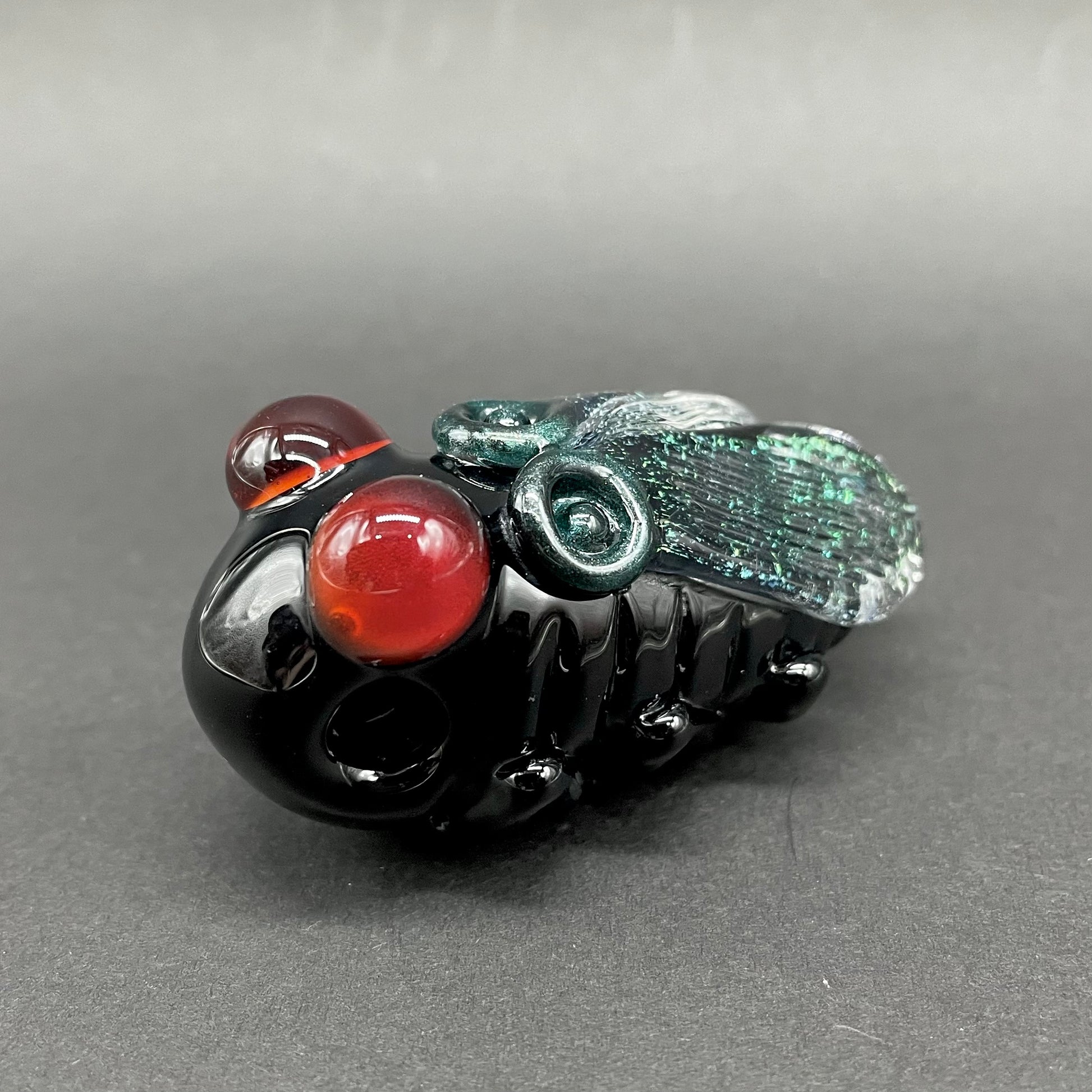 Leviathan Glass Cicada pendant - hand-blown art