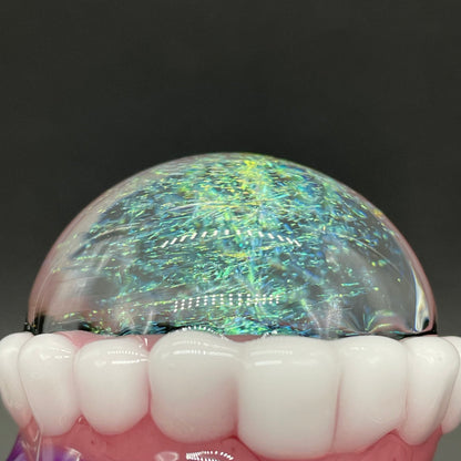 Leviathan Glass Hungry Dichroic marble - hand-blown art
