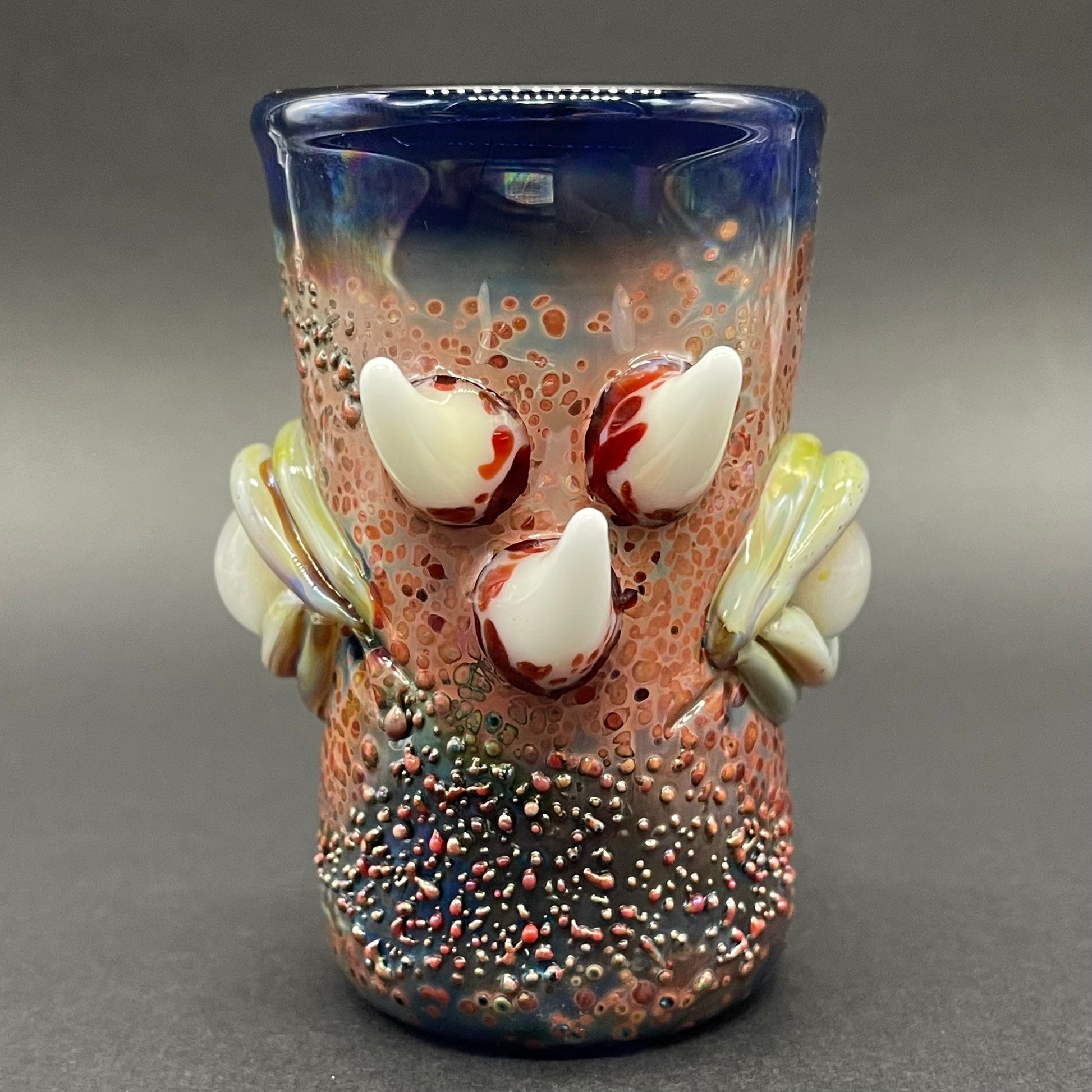 Hand-blown tongue demon shot glass - Leviathan Glass original