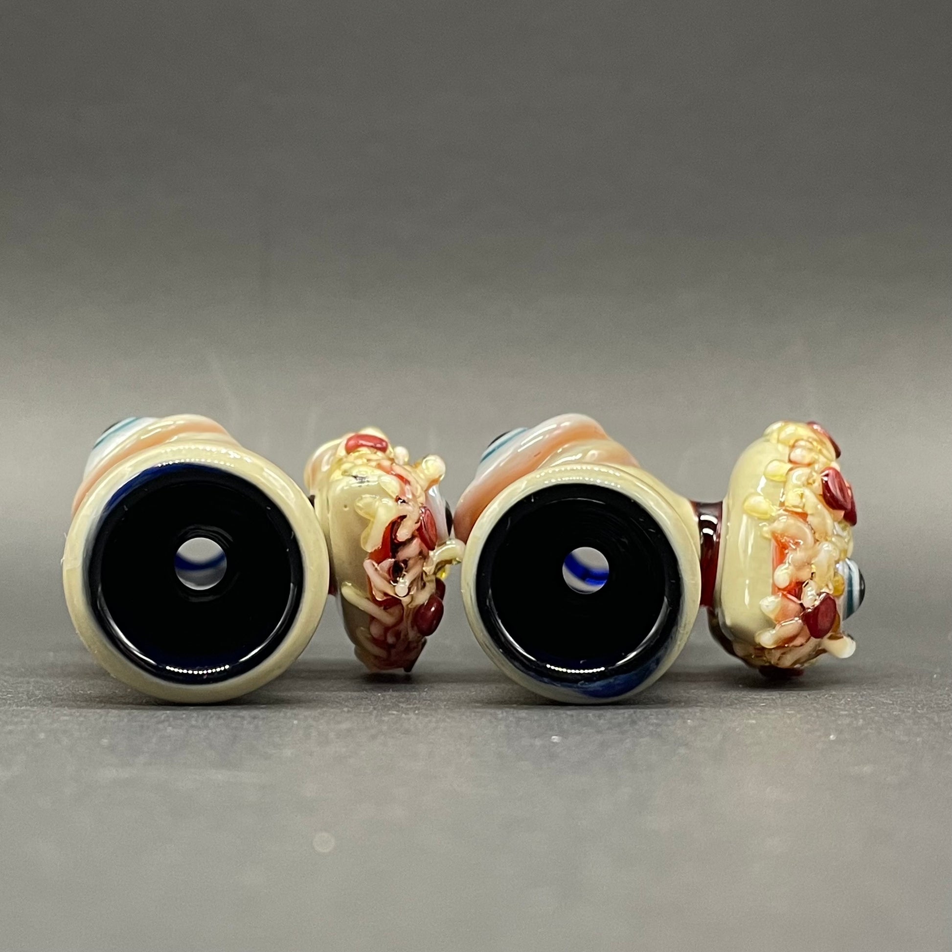 Hand-blown Pizza Is for Lovers – Matching Chillum Set - Leviathan Glass original