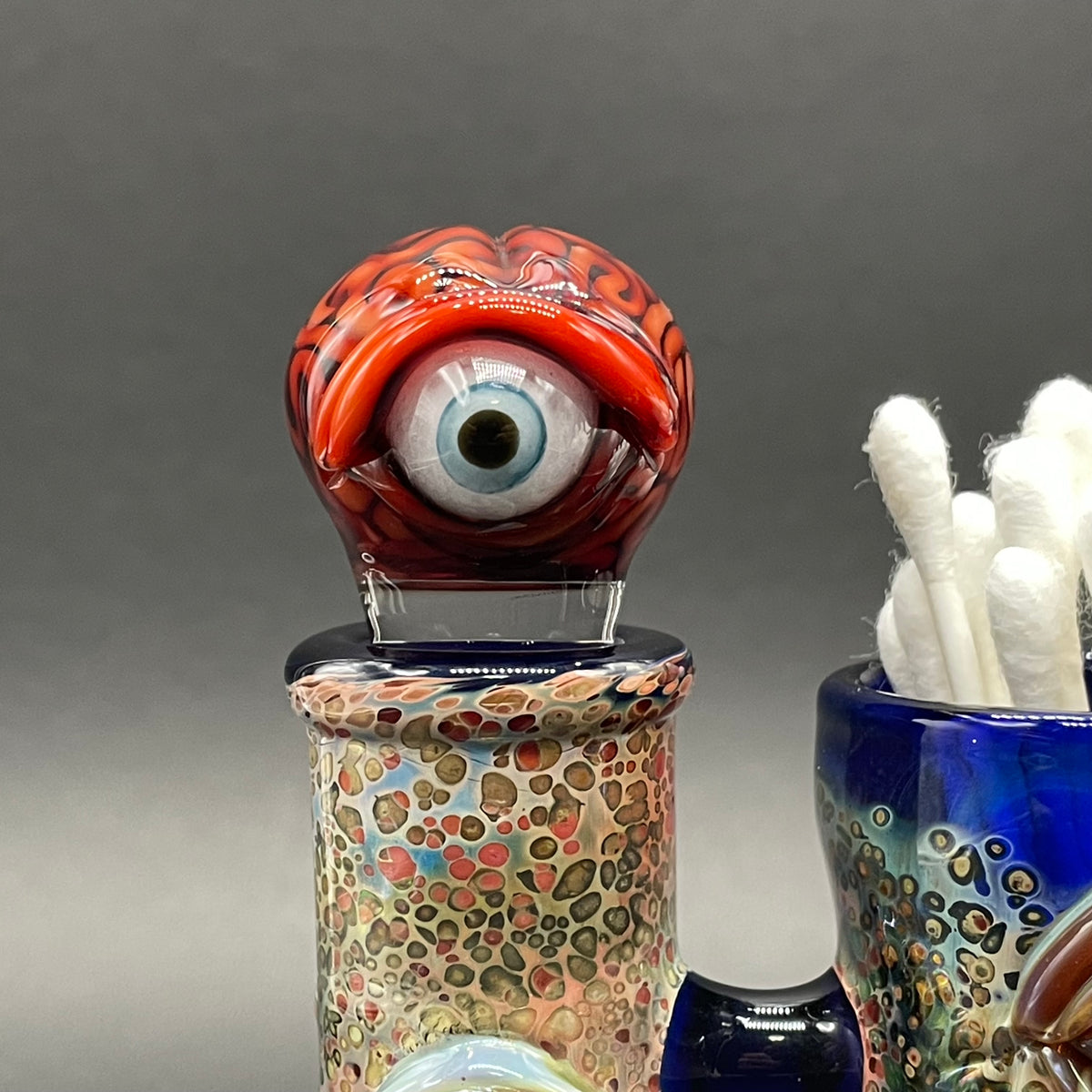 Leviathan Glass ISO station with brain stopper - hand-blown art
