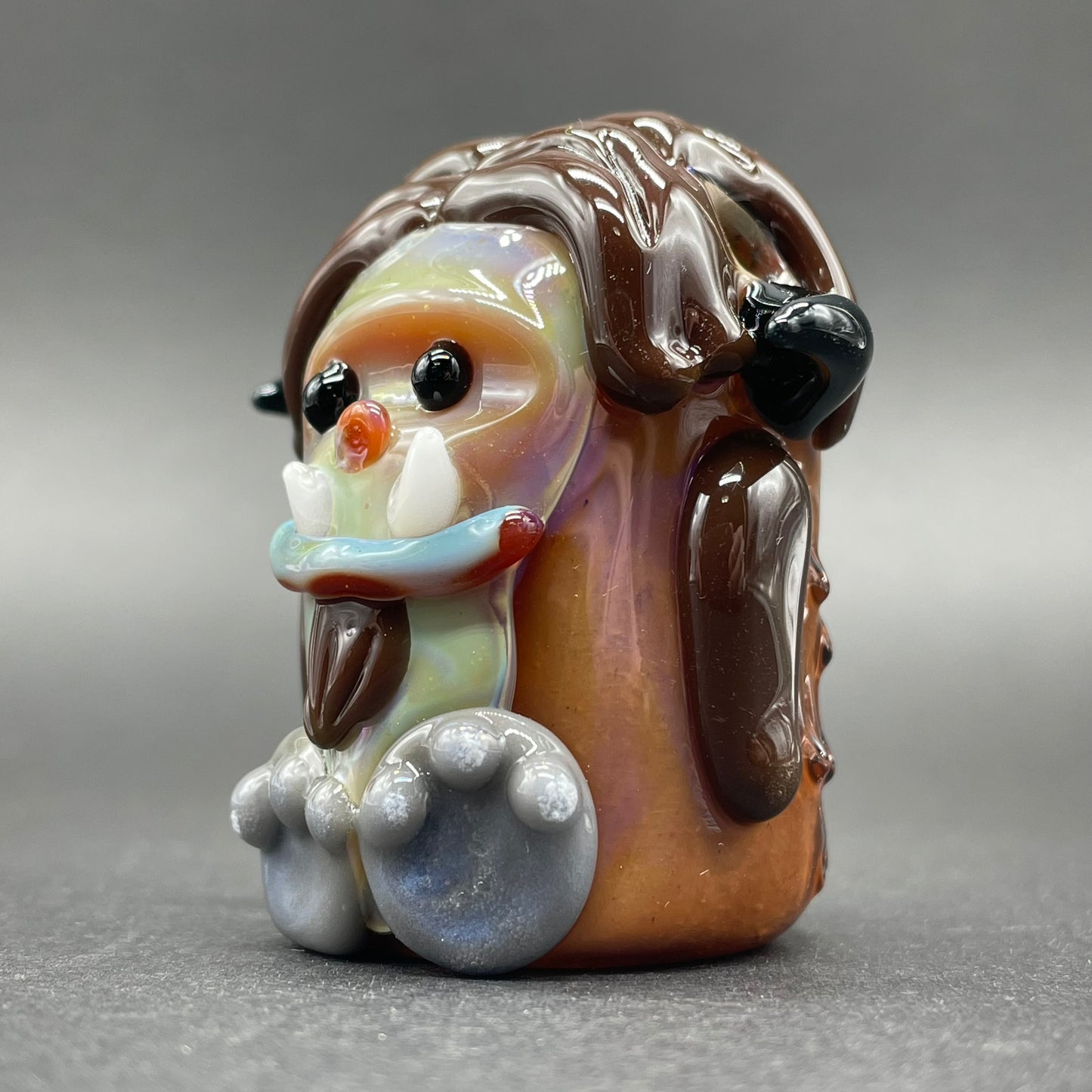 Premium Glass Ludo Pendant - collectible glass art