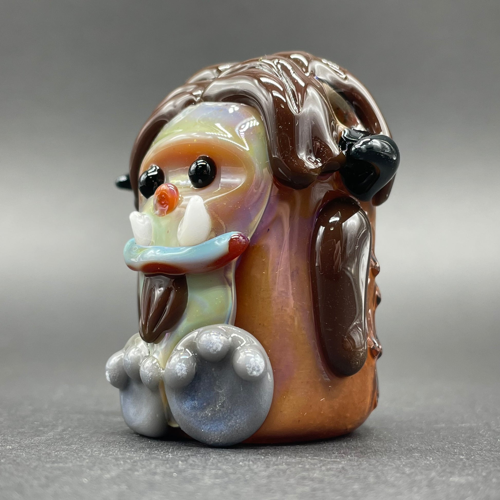 Premium Glass Ludo Pendant - collectible glass art