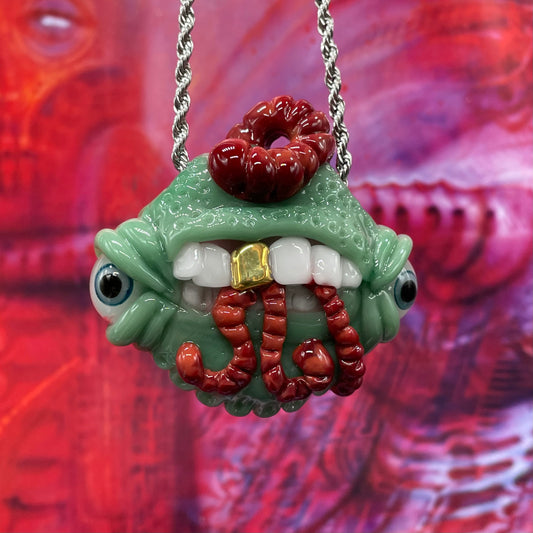 Worm eater pendant