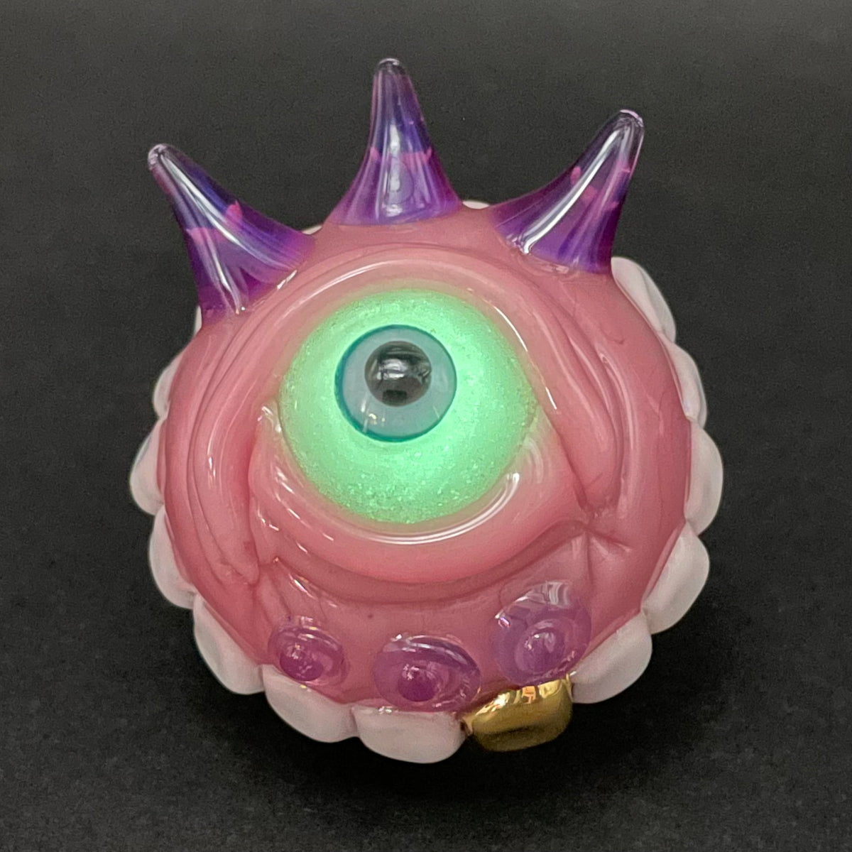 Hungry Dichroic marble glass art - premium handcrafted piece