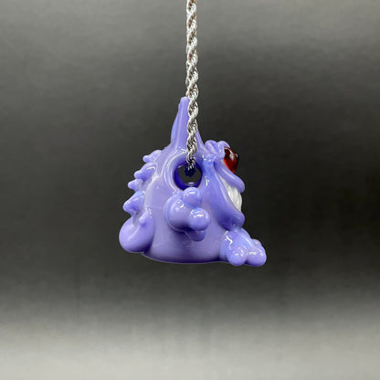 Gengar Pokémon glass pendant