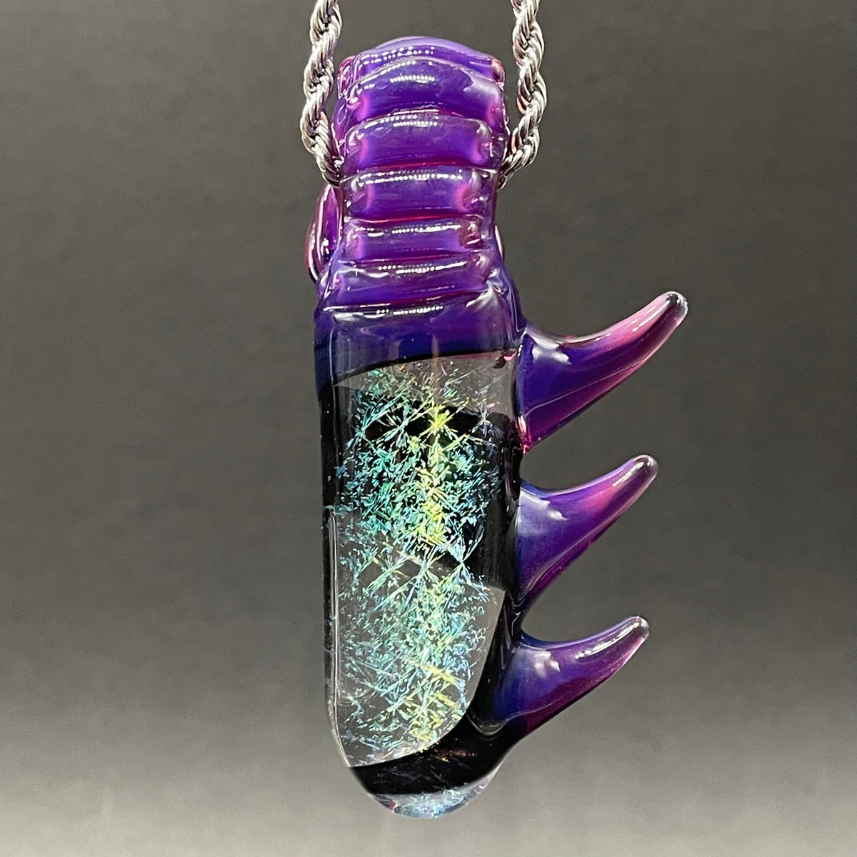 Royal jelly dichroic cyclops pendant
