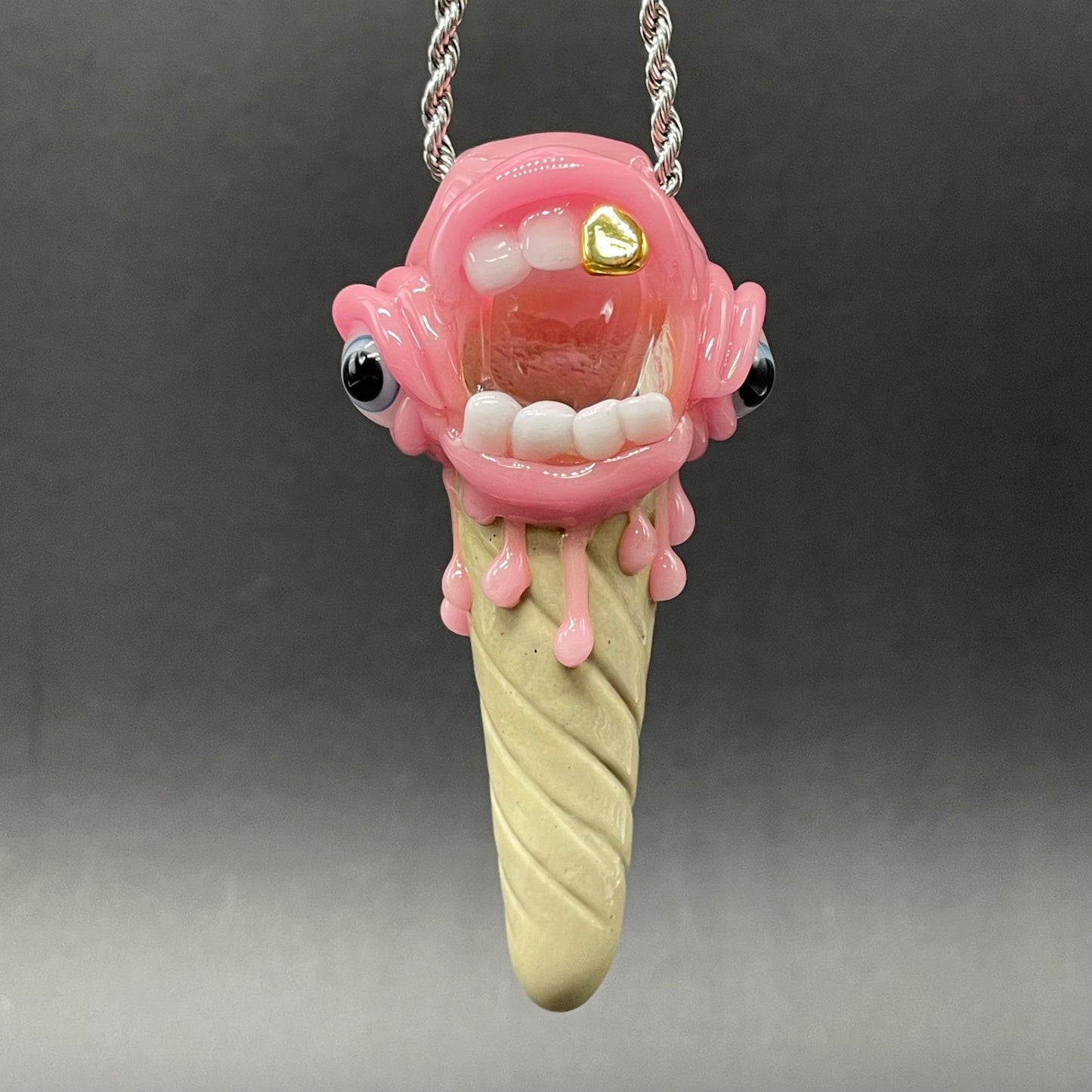 Ice scream cone pendant