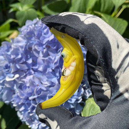 Banana pendant glass art - premium handcrafted piece