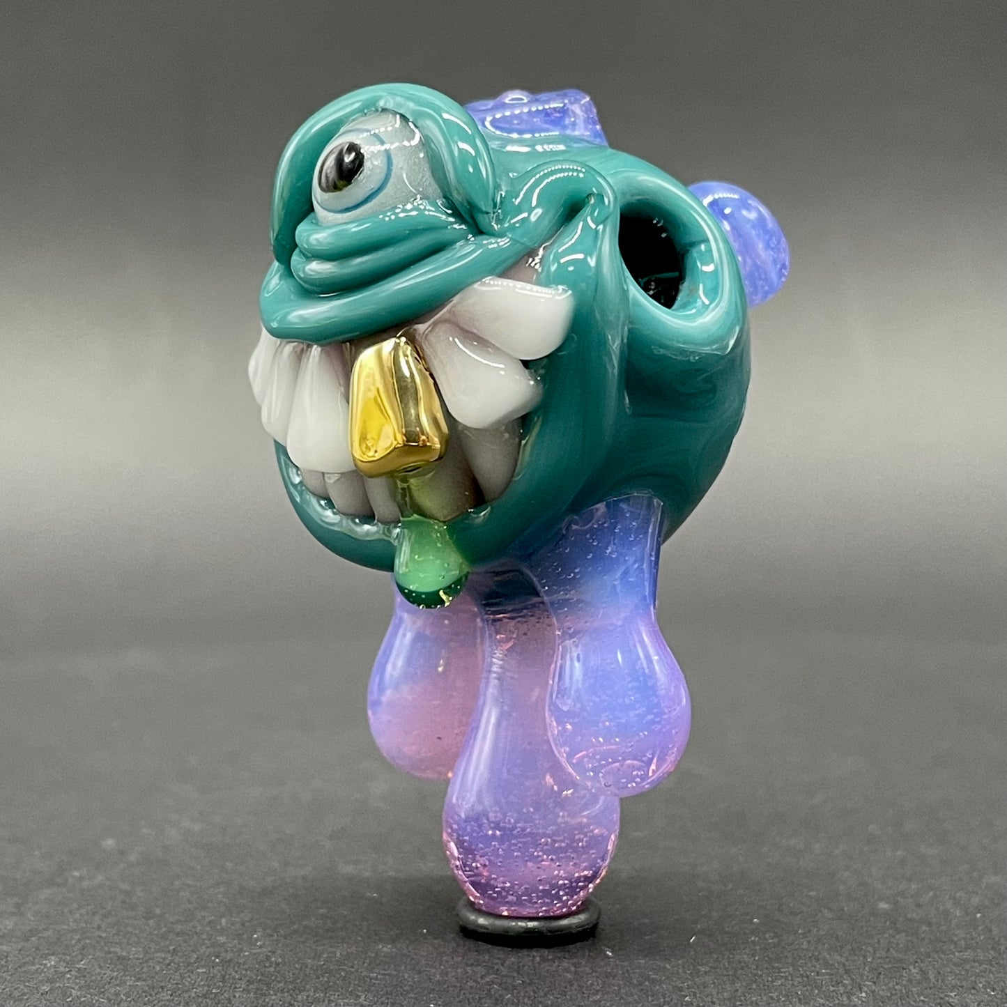 Dripping with sarcasm glass pendant