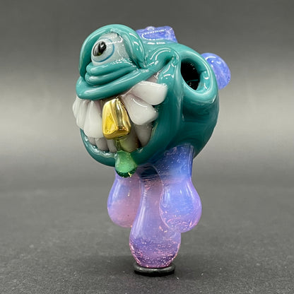 Dripping with sarcasm glass pendant