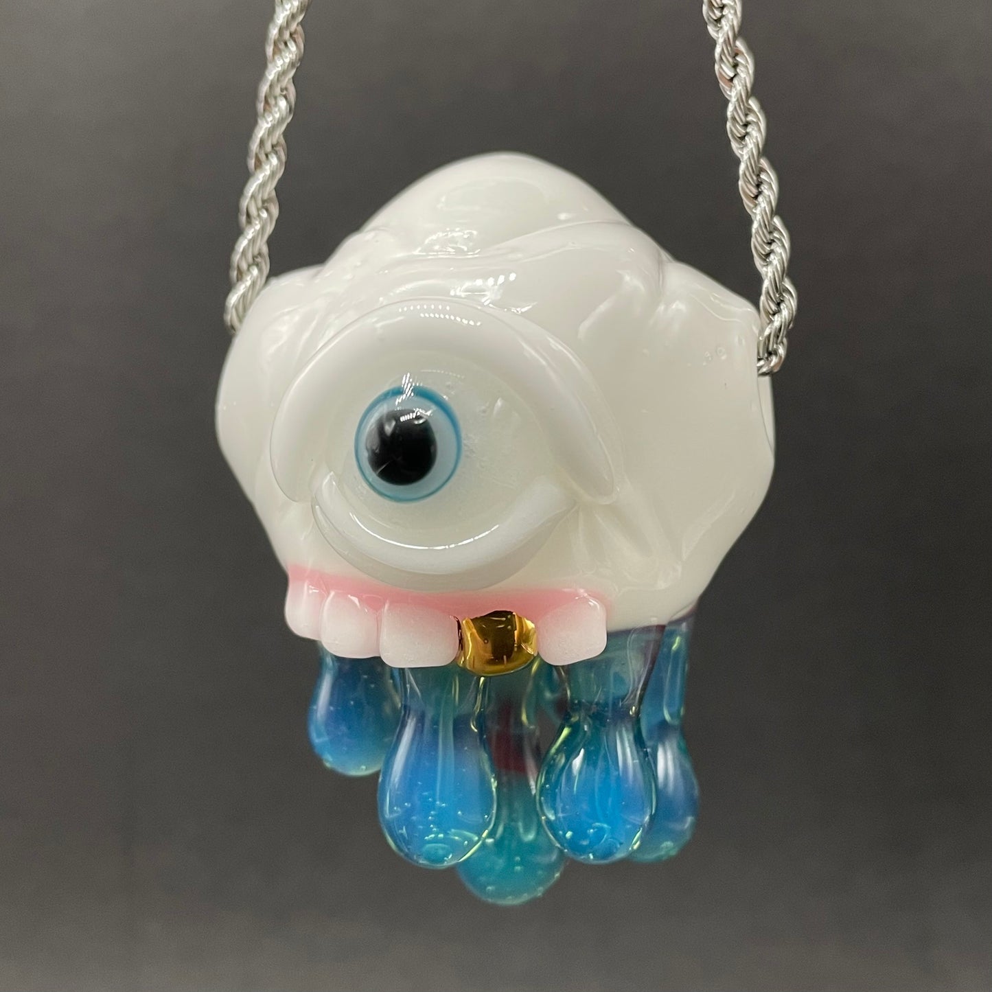 Eye of the storm glass pendant
