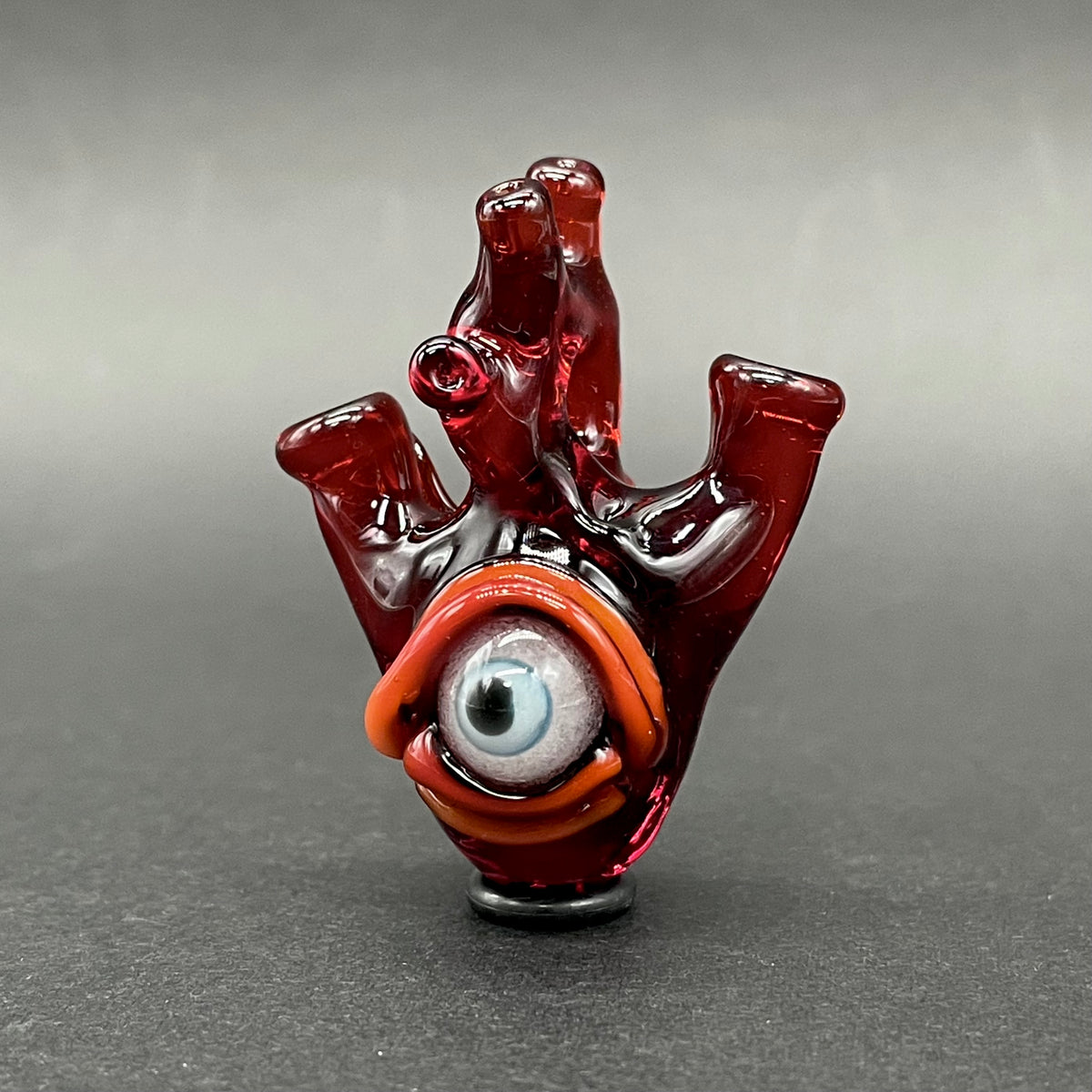 Anatomical cyclops heart pendant