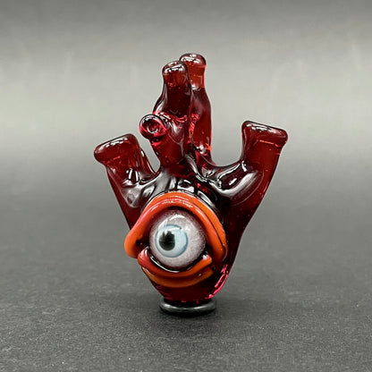 Anatomical cyclops heart pendant