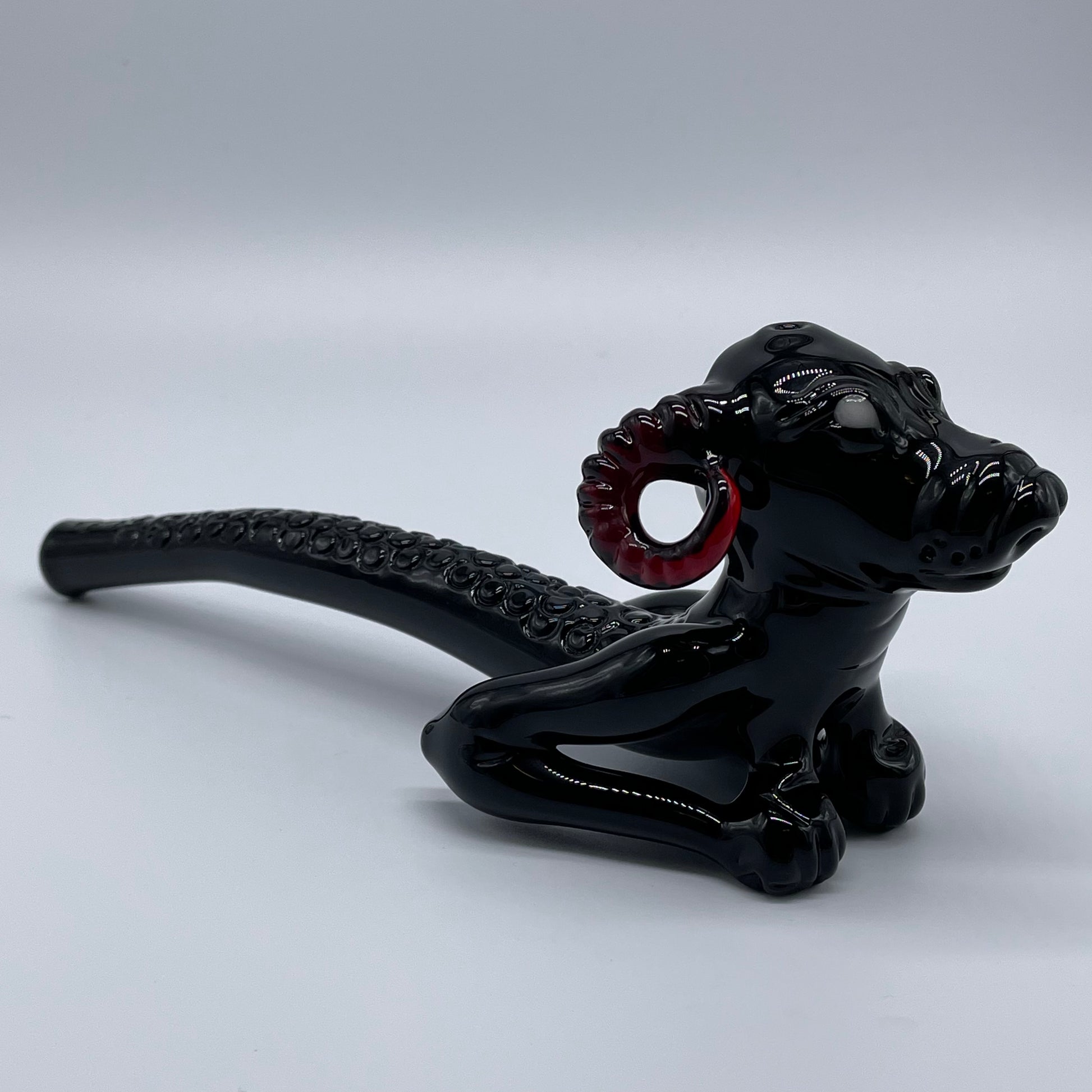 Demon dog Sherlock craftsmanship - artisan glass work
