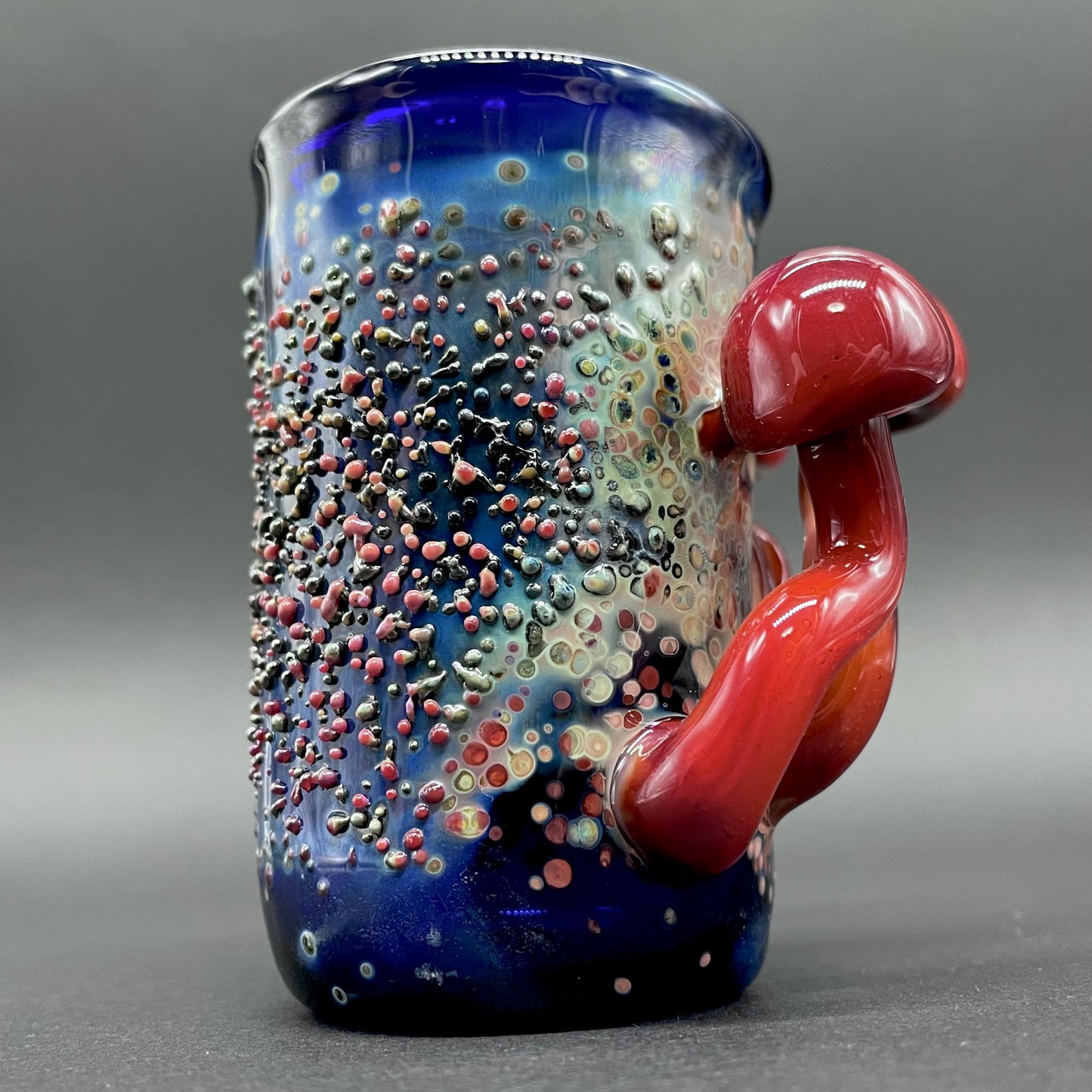 Hand-blown Tequila sunrise shot glass - Leviathan Glass original