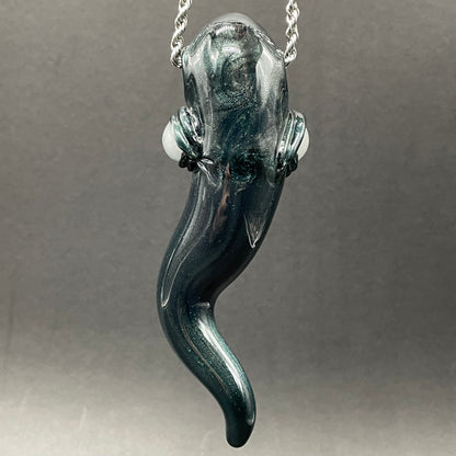 Premium Dichroic tentacle pendant - collectible glass art