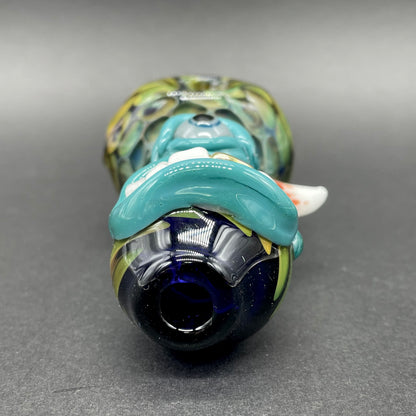 Hand-blown Gold Fumed Cyclops Spoon - Leviathan Glass original