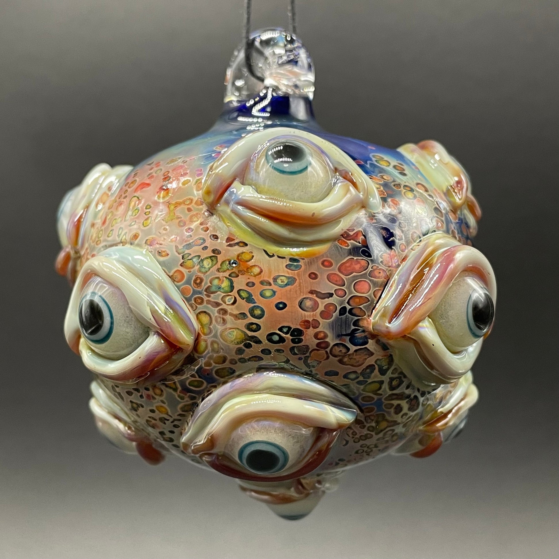 All seeing Argus ornament craftsmanship - artisan glass work