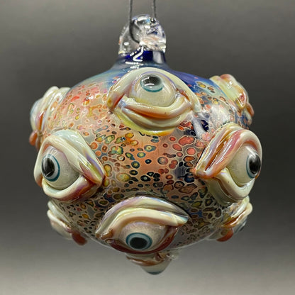 All seeing Argus ornament craftsmanship - artisan glass work