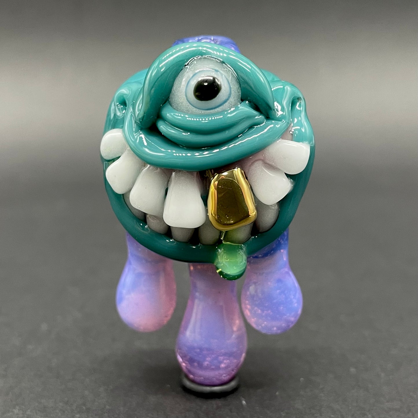 Dripping with sarcasm glass pendant