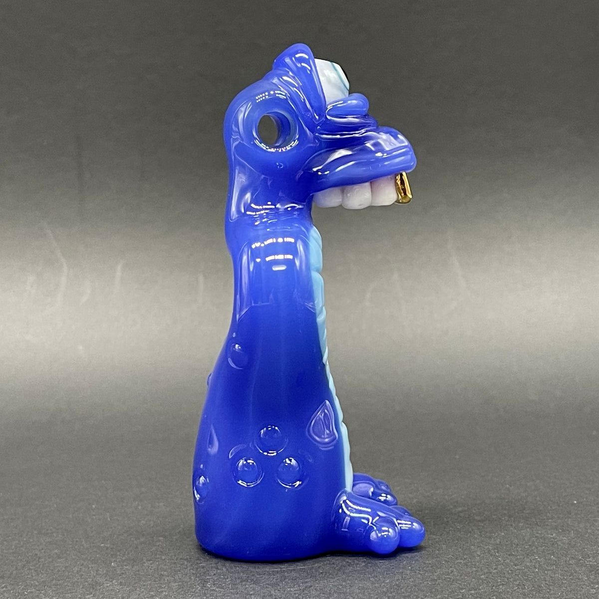Cyclopsasarus glass pendant hand blown glass art - Leviathan Glass