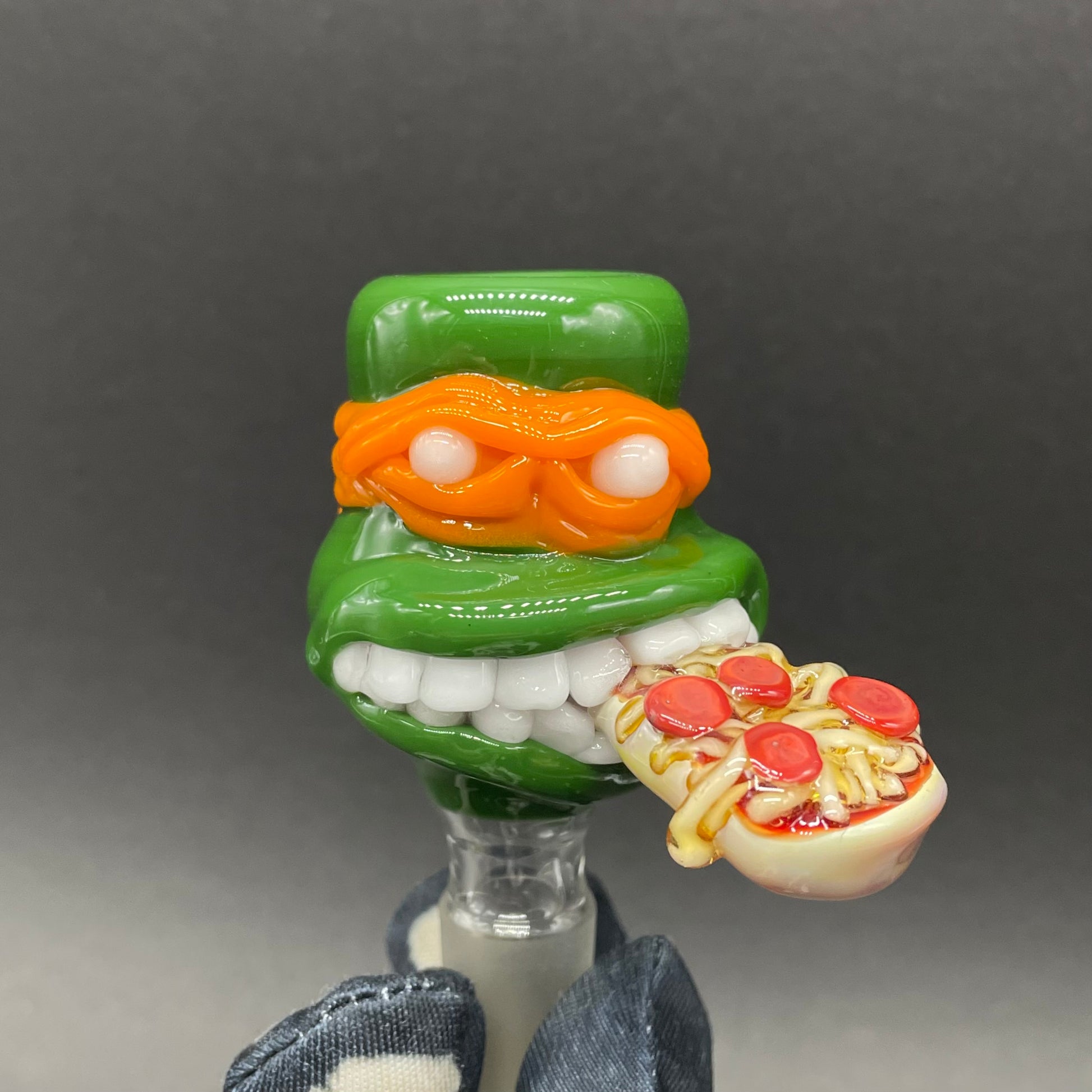 Hand-blown glass Michelangelo by Leviathan Glass