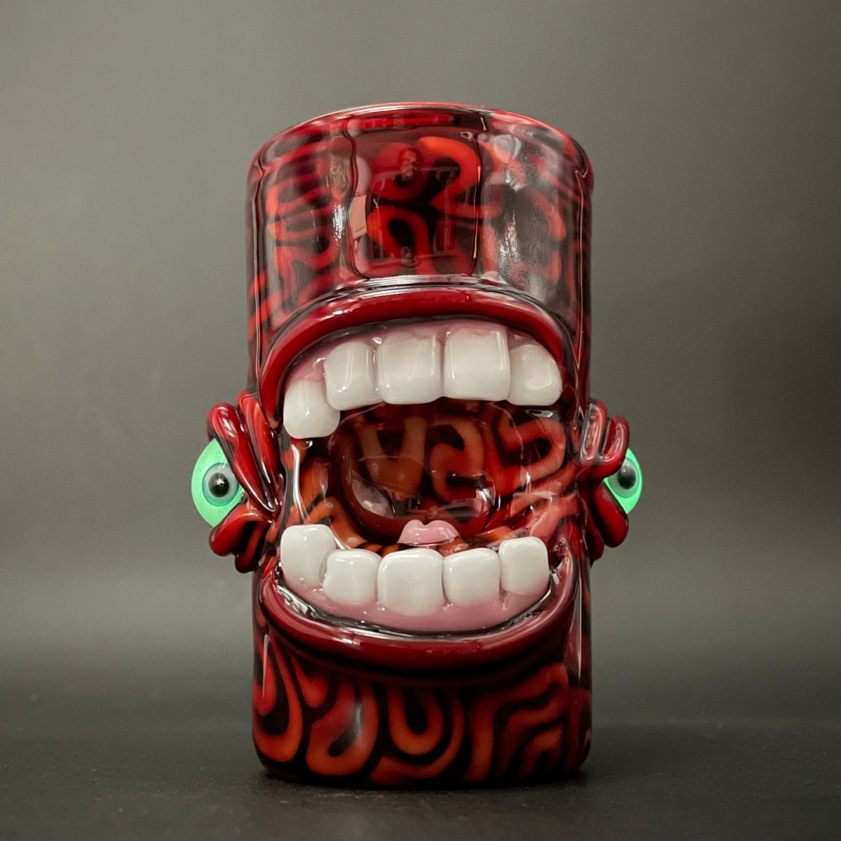 Leviathan Glass mind scrambler shot glass - hand-blown art