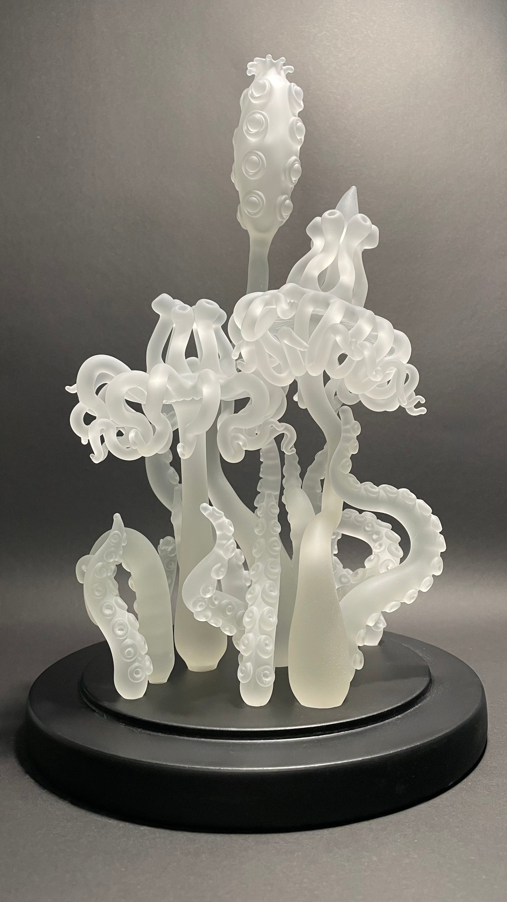 Leviathan Glass Amoeba Bell Dome 2 - hand-blown art