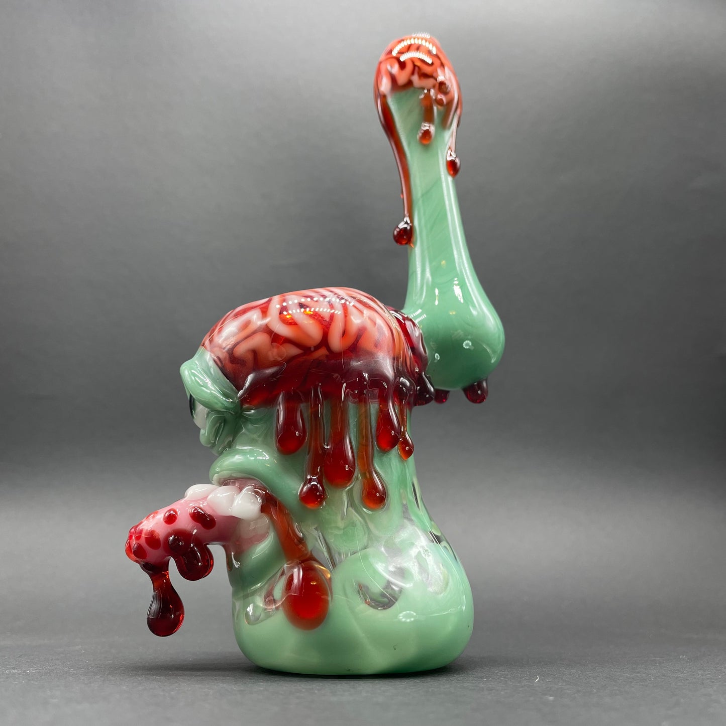 Brain eater bubbler craftsmanship - artisan glass work